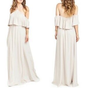 SMYM Rebecca Ruffle Maxi Dress Size S
